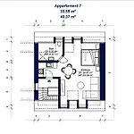 Apartment 1-3 Personen - Fahrradgarage - Zentrum - Kueche - Wlan - Klima Sankt Martin