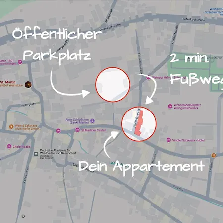 1-3 Personen - Fahrradgarage - Zentrum - Kueche - Wlan - Klima